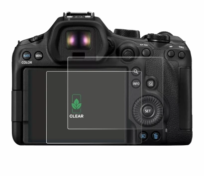 Image de l'appareil Canon EOS R6 Mark III avec une grande variété de protections d'écran.