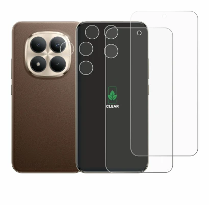 Image de l'appareil Xiaomi Redmi Note 15 Pro Plus 5G (Avant+Caméra) avec une grande variété de protections d'écran.