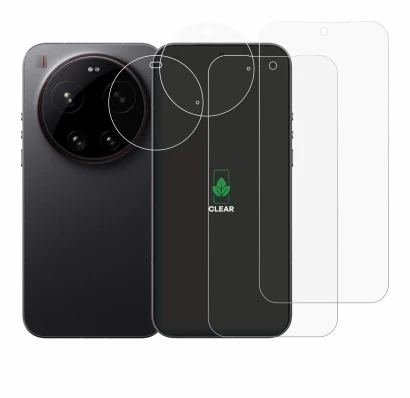 Image de l'appareil Xiaomi 17 Ultra (Avant+Caméra) avec une grande variété de protections d'écran.