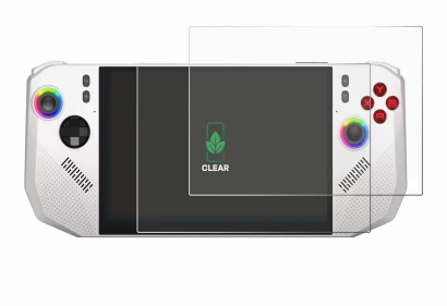Image de l'appareil MSI Claw A8 BZ2EM avec une grande variété de protections d'écran.