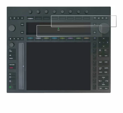 Image de l'appareil Ableton Push 3 avec une grande variété de protections d'écran.