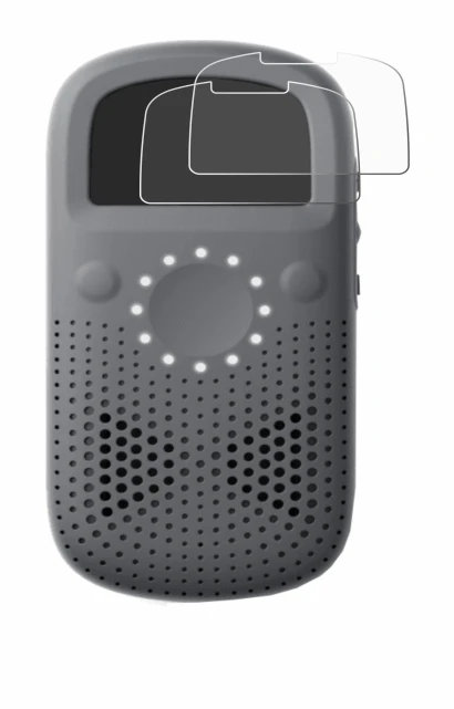 Image de l'appareil Relay X avec une grande variété de protections d'écran.