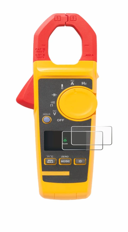 Image de l'appareil Fluke 325 avec une grande variété de protections d'écran.