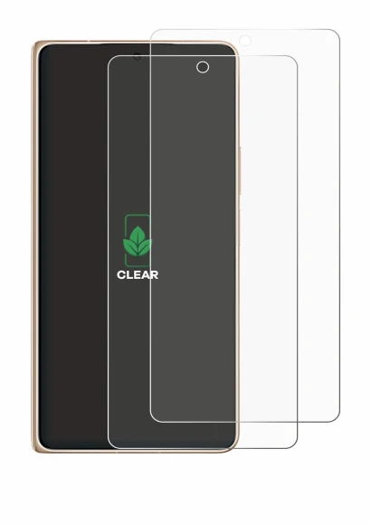 Image de l'appareil Honor Magic V6 avec une grande variété de protections d'écran.
