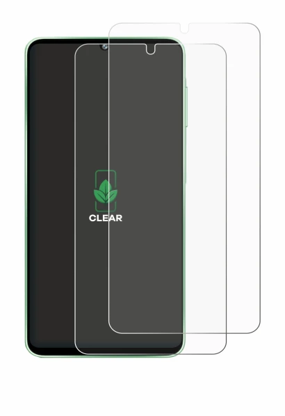 Image de l'appareil Samsung Galaxy F70e avec une grande variété de protections d'écran.