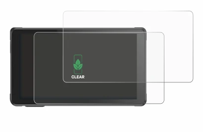 Image de l'appareil Interphone RideSync avec une grande variété de protections d'écran.