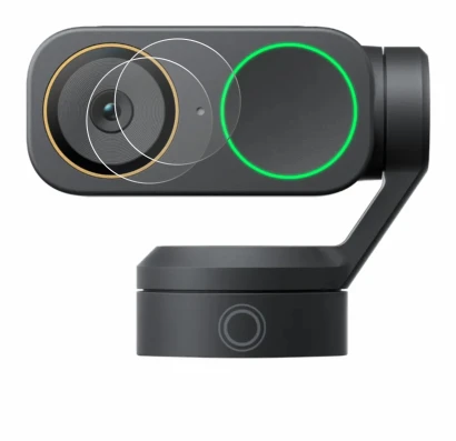 Image de l'appareil Insta360 Link 2 Pro (Lentille) avec une grande variété de protections d'écran.