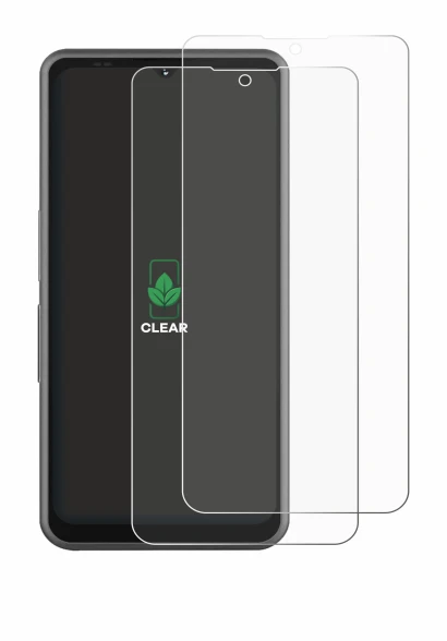 Image de l'appareil Sonim XP Pro E avec une grande variété de protections d'écran.