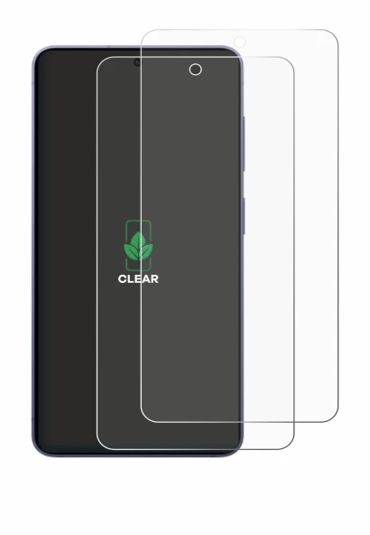 Image de l'appareil Samsung Galaxy S26 Enterprise Edition avec une grande variété de protections d'écran.