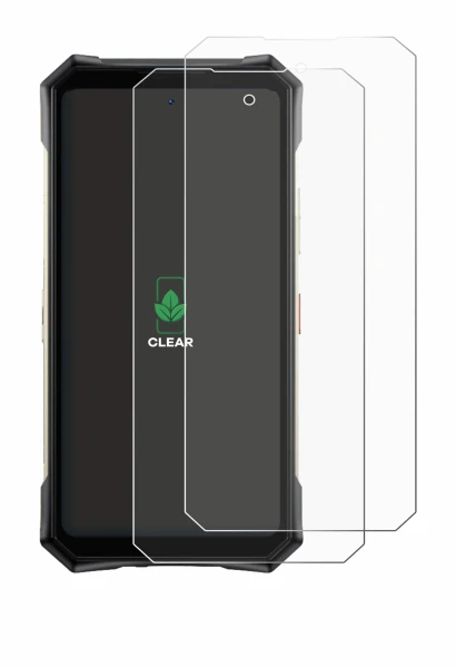 Image de l'appareil Doogee S300 Plus avec une grande variété de protections d'écran.