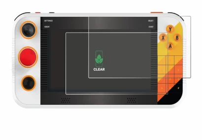 Image de l'appareil My Arcade Atari Gamestation Go Portable avec une grande variété de protections d'écran.