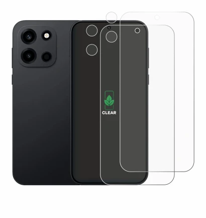 Image de l'appareil OnePlus Nord 6 (Avant+Caméra) avec une grande variété de protections d'écran.
