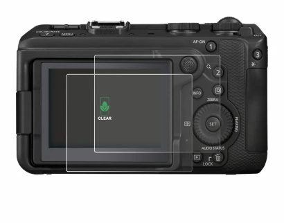 Image de l'appareil Canon EOS R6 V avec une grande variété de protections d'écran.