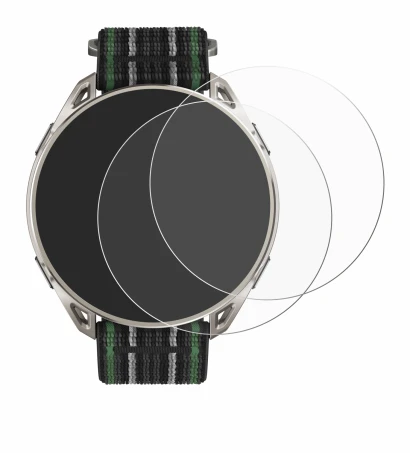 Image de l'appareil Amazfit Cheetah 2 Ultra avec une grande variété de protections d'écran.