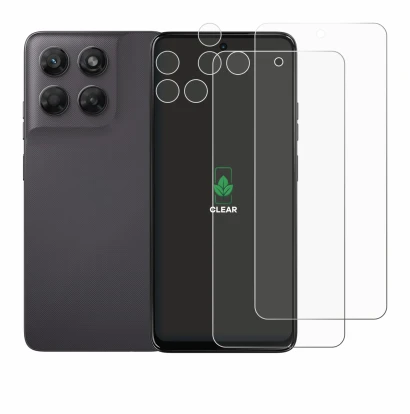 Image de l'appareil Motorola Moto G47 (Avant+Caméra) avec une grande variété de protections d'écran.