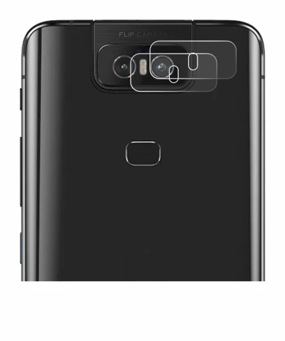 Image de l'appareil ASUS ZenFone 6 ZS630KL (Caméra UNIQUEMENT) avec une grande variété de protections d'écran.