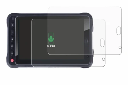 Image de l'appareil Hugerock X72 avec une grande variété de protections d'écran.