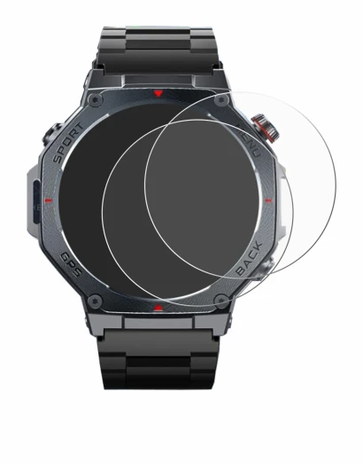 Image de l'appareil Jugeman V20 1.43" avec une grande variété de protections d'écran.
