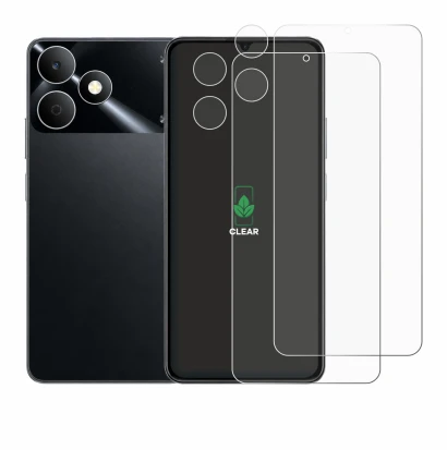 Image de l'appareil realme Note 80 (Avant+Caméra) avec une grande variété de protections d'écran.