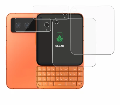 Image de l'appareil Unihertz Titan 2 Elite Pro (Avant+Caméra) avec une grande variété de protections d'écran.