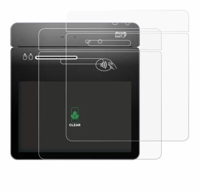 Image de l'appareil Pax A3700 avec une grande variété de protections d'écran.