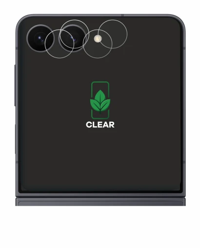 Image de l'appareil Samsung Galaxy Z Flip 8 (Caméra UNIQUEMENT) avec une grande variété de protections d'écran.