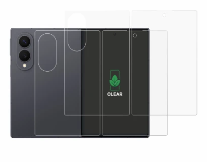 Image de l'appareil Samsung Galaxy Z Fold 8 (Avant+Arrière) avec une grande variété de protections d'écran.