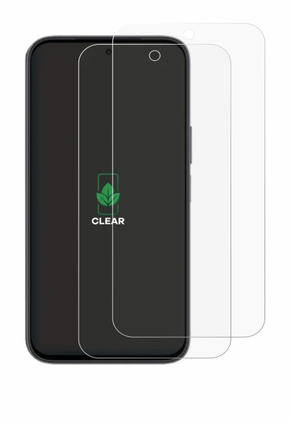 Image de l'appareil Honor X6e avec une grande variété de protections d'écran.