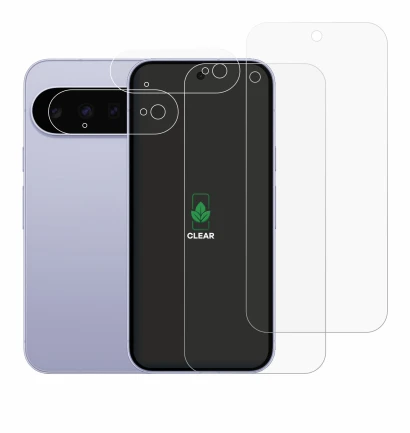 Image de l'appareil Google Pixel 11 (Avant+Caméra) avec une grande variété de protections d'écran.
