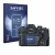 Face avant d’un emballage produit avec le logo de la marque Savvies. À côté, l’appareil Konica Minolta Dynax 7D est représenté