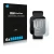 Face avant d’un emballage produit avec le logo de la marque Savvies. À côté, l’appareil Garmin Approach S10 est représenté ave