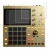 Image de l'appareil Akai MPC One avec une grande variété de protections d'écran.