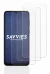 Image de l'appareil Samsung Galaxy A03 avec une grande variété de protections d'écran.