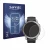 Face avant d’un emballage produit avec le logo de la marque Savvies. À côté, l’appareil Garmin Fenix 7 (47 mm) est représenté 
