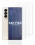 Image de l'appareil Samsung Galaxy Z Fold 4 (Avant+Caméra) avec une grande variété de protections d'écran.