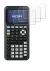 Image de l'appareil Texas Instruments TI-84 Plus CE-T Python avec une grande variété de protections d'écran.