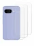 Image de l'appareil Google Pixel 9a (Arrière) avec une grande variété de protections d'écran.