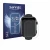 Face avant d’un emballage produit avec le logo de la marque Savvies. À côté, l’appareil Aimiuvei Kids Smartwatch est représent