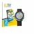 Face avant d’un emballage produit avec le logo de la marque BROTECT. À côté, l’appareil Garmin Forerunner 645 est représenté a