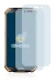 Image de l'appareil Doogee S40 avec une grande variété de protections d'écran.