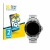 Face avant d’un emballage produit avec le logo de la marque BROTECT. À côté, l’appareil Withings ScanWatch Nova (42 mm) est re