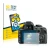 Face avant d’un emballage produit avec le logo de la marque BROTECT. À côté, l’appareil Nikon D3100 est représenté avec la pro