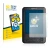 Face avant d’un emballage produit avec le logo de la marque BROTECT. À côté, l’appareil Amazon Kindle 3 est représenté avec la