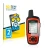 Face avant d’un emballage produit avec le logo de la marque BROTECT. À côté, l’appareil Garmin inReach Explorer+ est représent