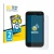 Face avant d’un emballage produit avec le logo de la marque BROTECT. À côté, l’appareil Palm Mini Smartphone est représenté av