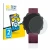 Face avant d’un emballage produit avec le logo de la marque BROTECT. À côté, l’appareil Garmin Forerunner 245 est représenté a