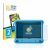 Face avant d’un emballage produit avec le logo de la marque BROTECT. À côté, l’appareil Amazon Fire HD 8 Kids Edition 2020 (10