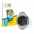 Face avant d’un emballage produit avec le logo de la marque BROTECT. À côté, l’appareil Garmin Instinct 2S Solar (40 mm) est r