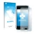 Face avant d’un emballage produit avec le logo de la marque upscreen. À côté, l’appareil Apple iPhone 2G est représenté avec l