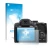 Face avant d’un emballage produit avec le logo de la marque upscreen. À côté, l’appareil Nikon Coolpix P500 est représenté ave